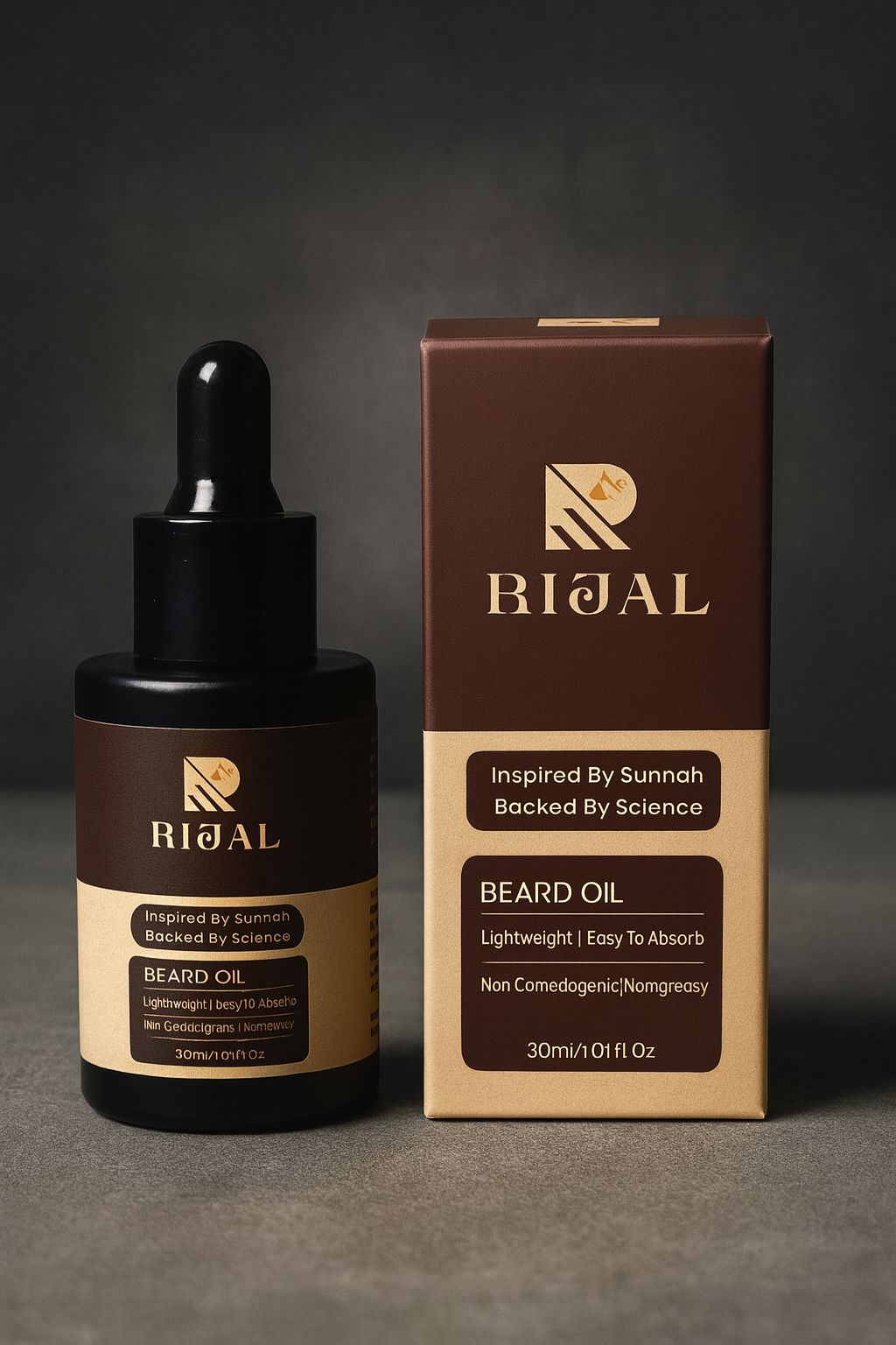 RIJAL BEARD OIL;  Inspired by Sunnah, Backed by Science!