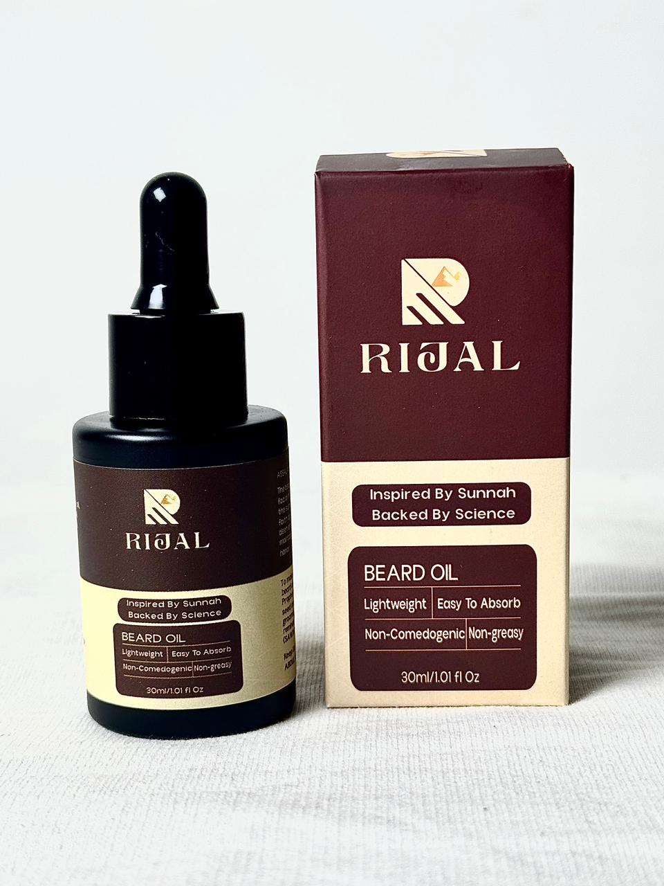 RIJAL BEARD OIL;  Inspired by Sunnah, Backed by Science!